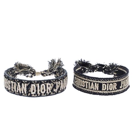 dior set of j'adior bracelet|j'adior embroidery bracelets.